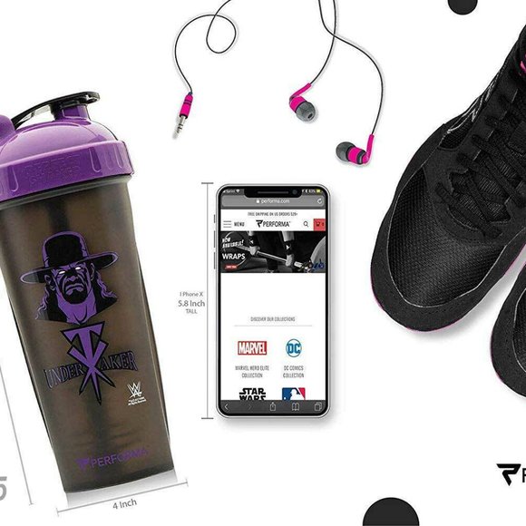 Perfect Shaker Performa - WWE Hero Series - The Undertaker Blender Cup 28 oz. - Picture 6 of 6